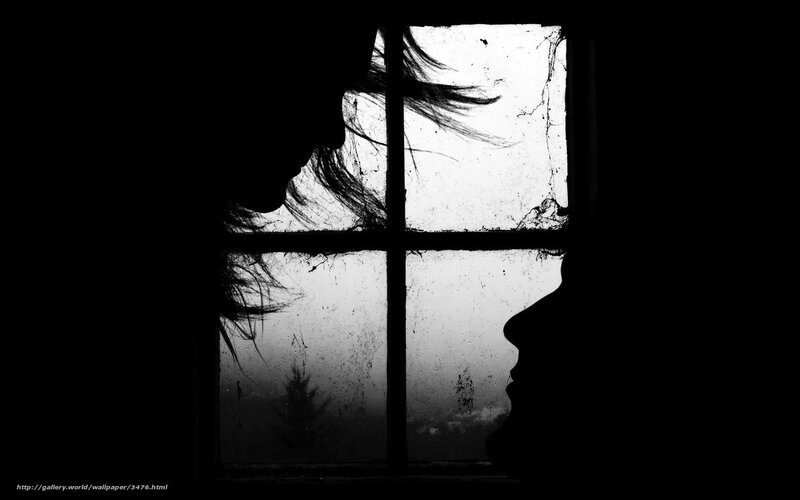 silhouettes at the window