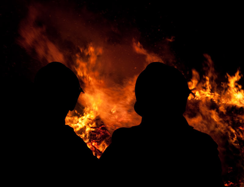 Silhouettes by Fire