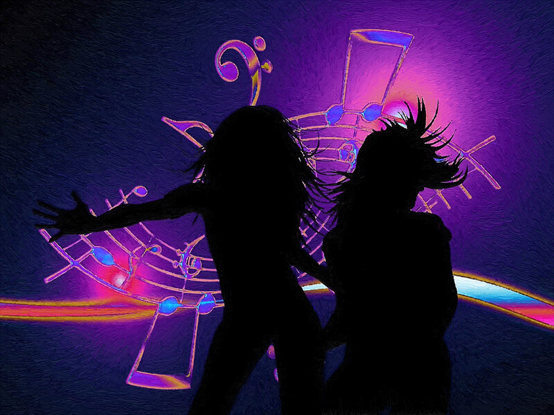 Silhouettes Dancing