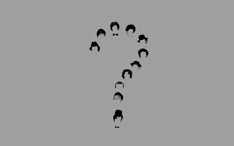 silhouettes forming a question mark