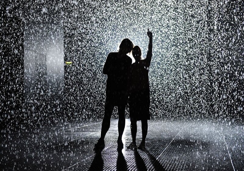 Silhouettes in Rain