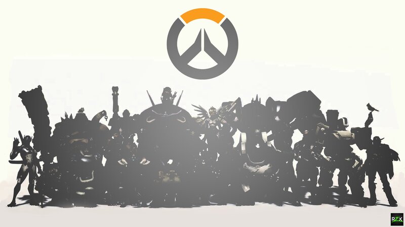 Silhouettes of Characters — Black, Dramatic, Digital Art