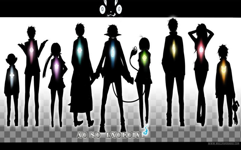 Silhouettes of Characters — Black, Dramatic