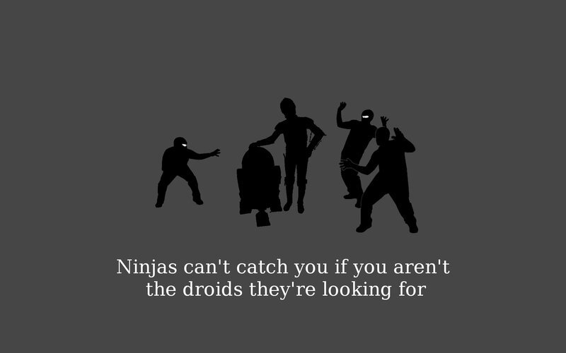 Silhouettes of Characters — Black, Humorous