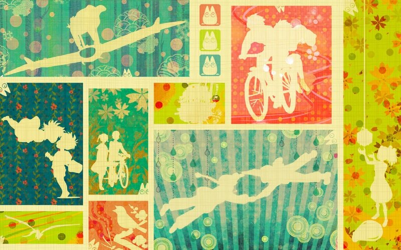 Silhouettes of Characters — Green