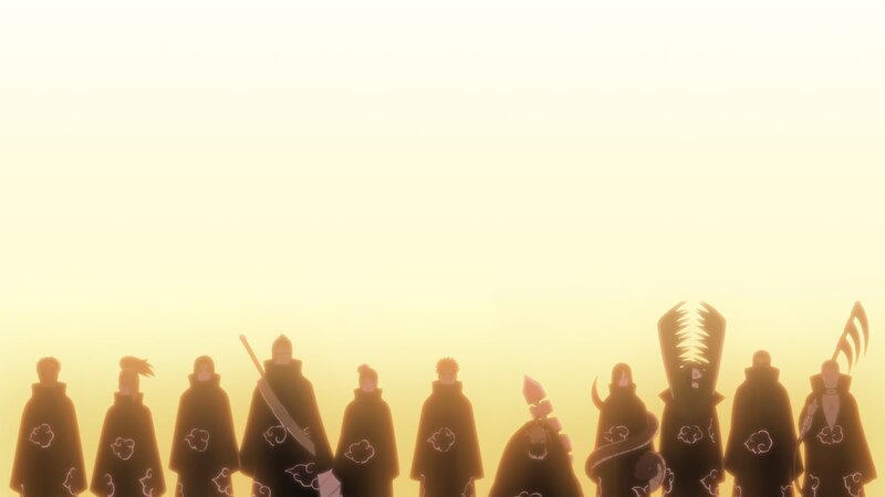 Silhouettes of Cloaked Figures