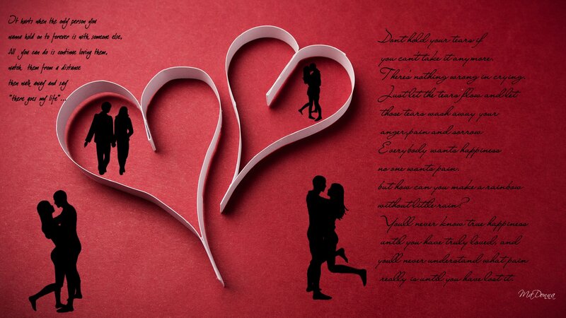 Silhouettes of Couples