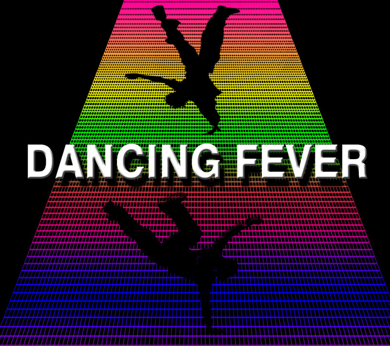 Silhouettes of Dancers — Red, Energetic
