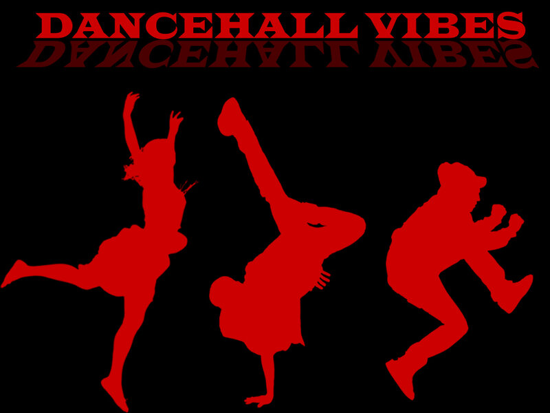 Silhouettes of Dancers — Red