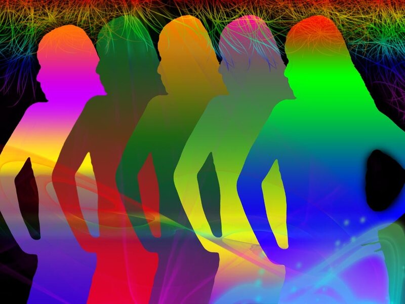 Silhouettes of Dancers