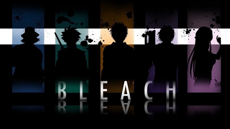 Silhouettes of Five Characters — Black, Dramatic, Digital Art, Silhouette