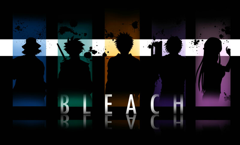 Silhouettes of Five Characters