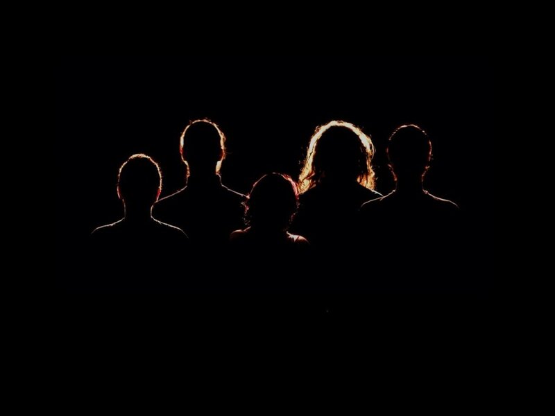 Silhouettes of Five People