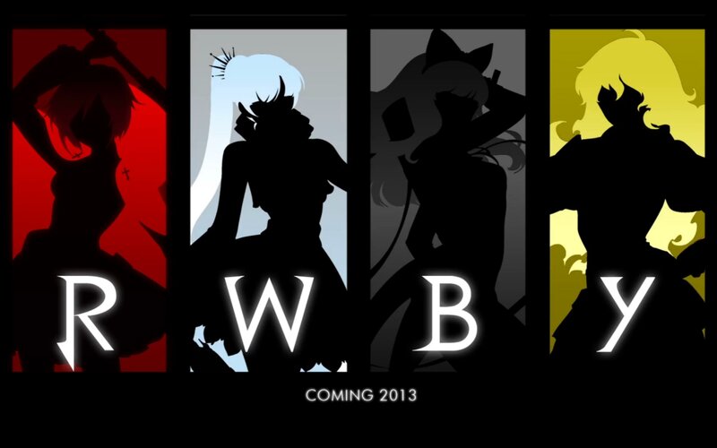 Silhouettes of Four Characters — Black, Dramatic, Digital Art