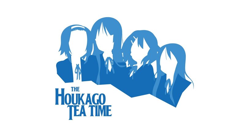 Silhouettes of Four Characters — Blue