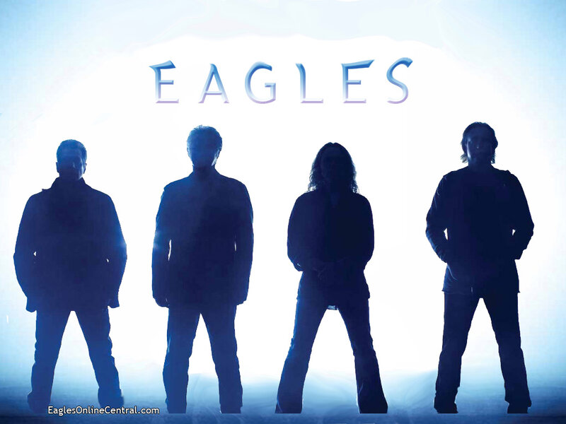 Silhouettes of Four People — Blue