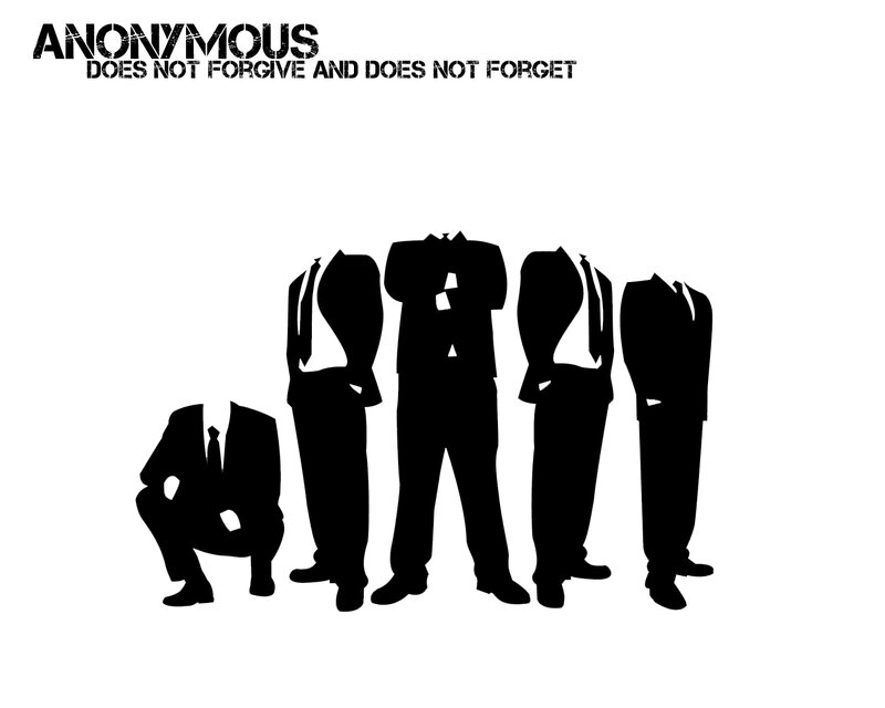 Silhouettes of Men in Suits — Black, Serious, Illustration
