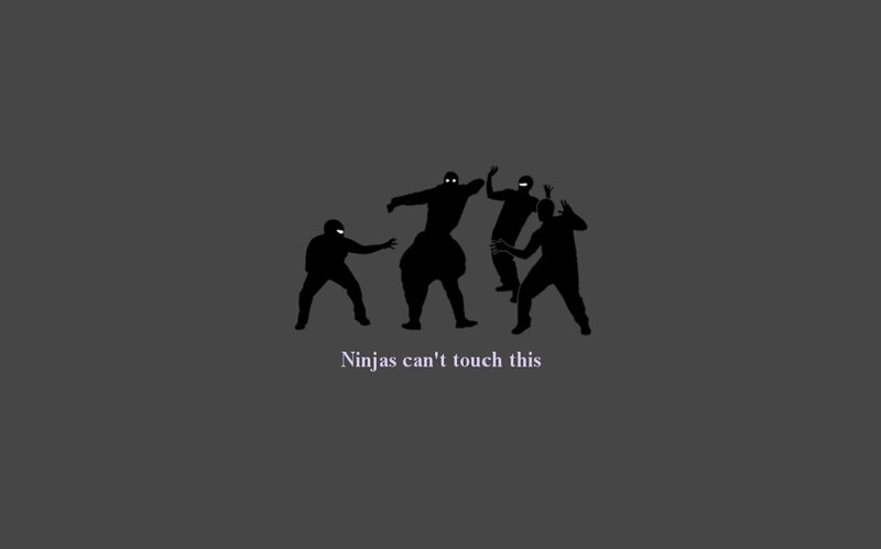 Silhouettes of Ninjas