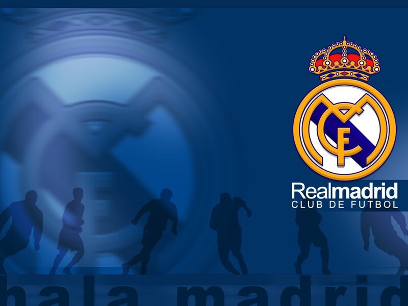 Silhouettes of Soccer Players — Blue
