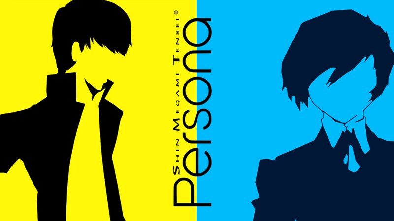 Silhouettes of Two Characters — Yellow