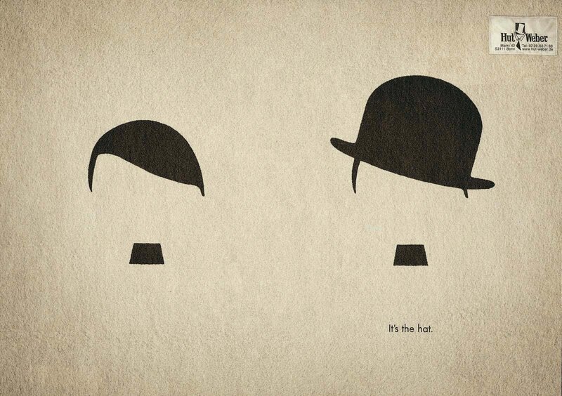 Silhouettes of Two Heads — Black
