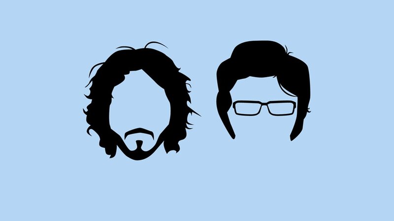 Silhouettes of Two Heads