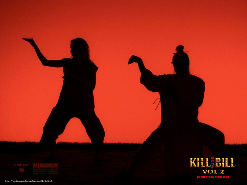 Silhouettes of Two Martial Artists