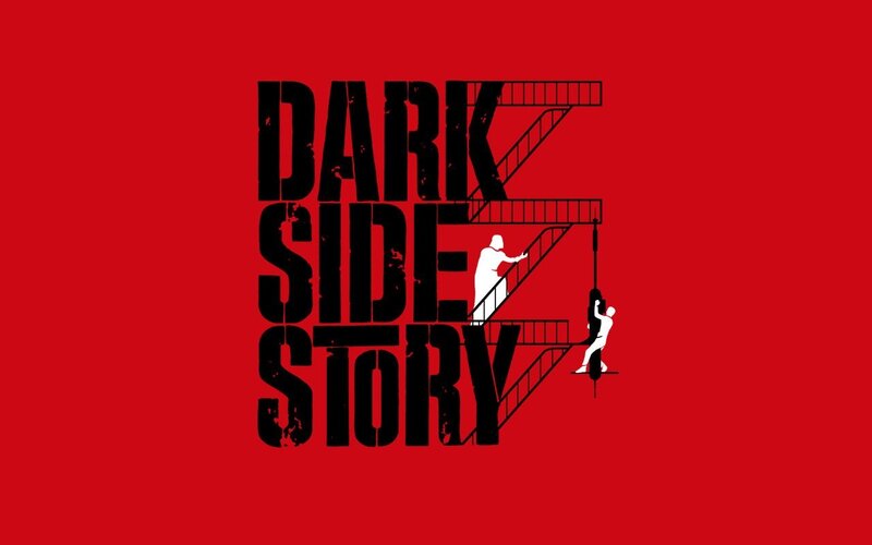 Silhouettes on Fire Escape