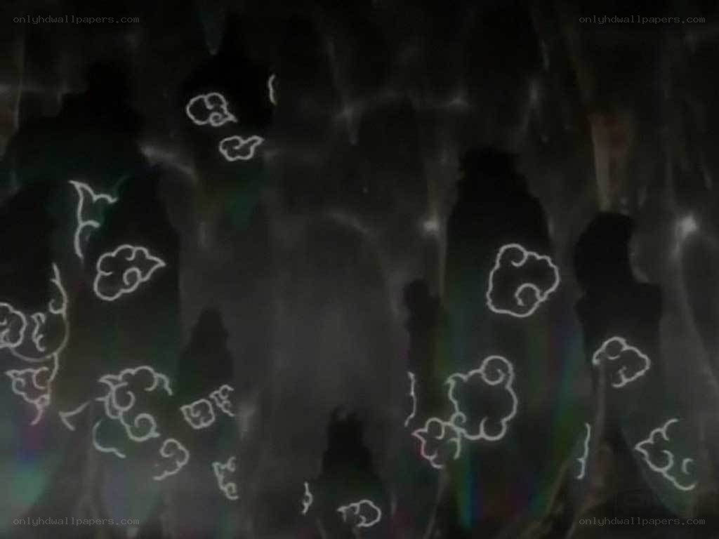 silhouettes with glowing symbols