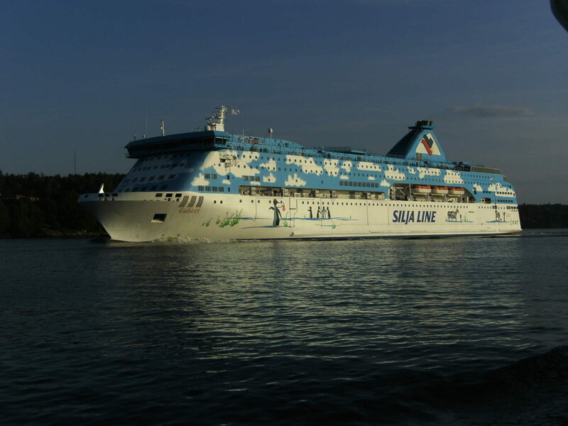 Silja Line ferry on the water