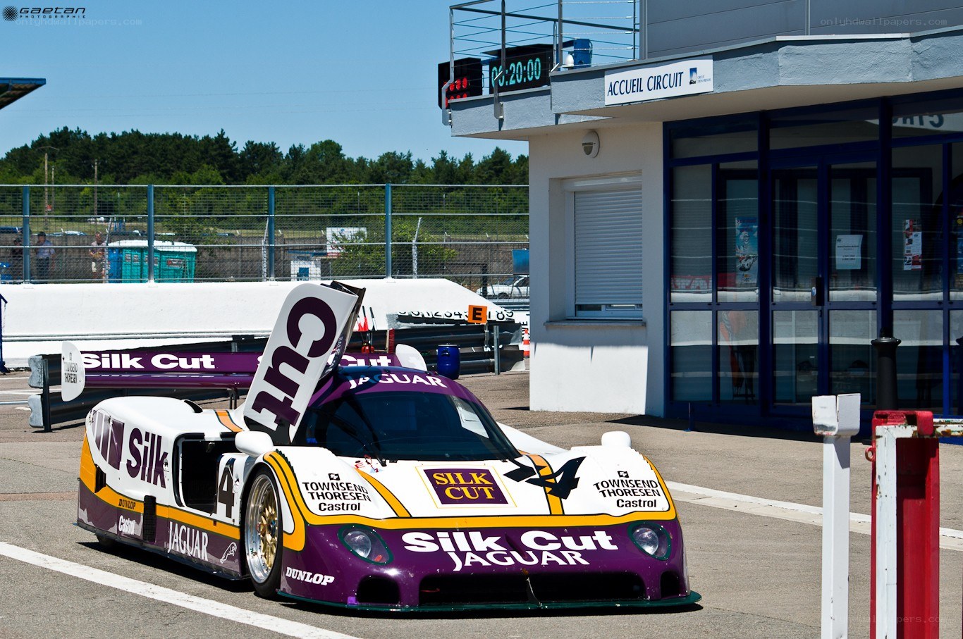 Silk Cut Jaguar race car