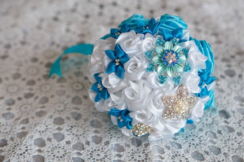 Silk Ribbon Bouquet