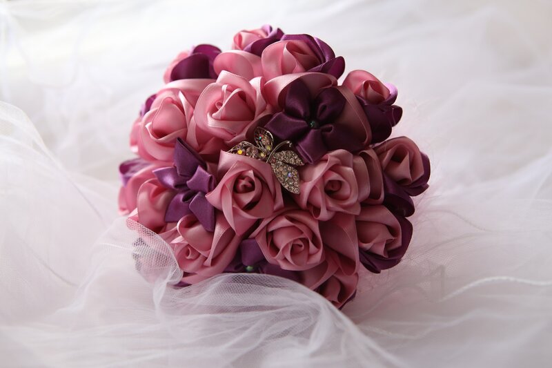 Silk Rose Bouquet
