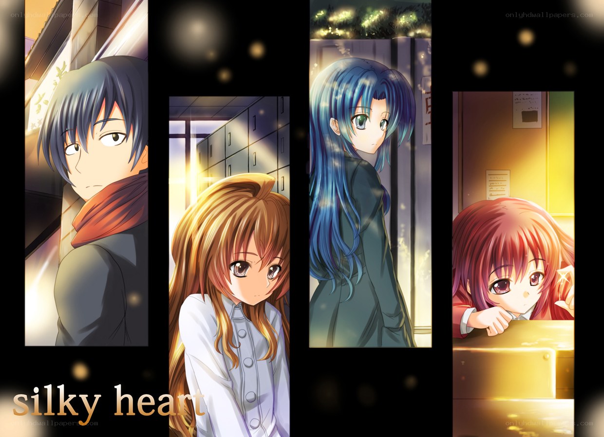 Silky Heart anime characters