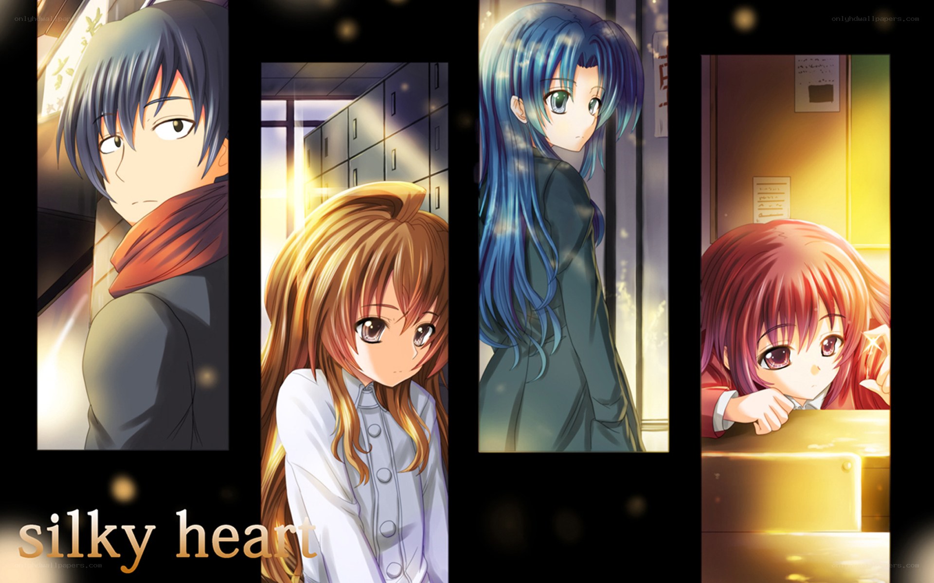 Silky Heart anime characters