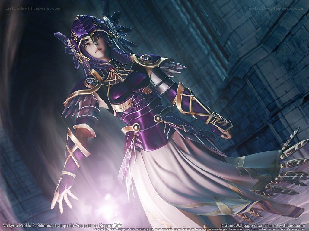 Silmeria in purple armor