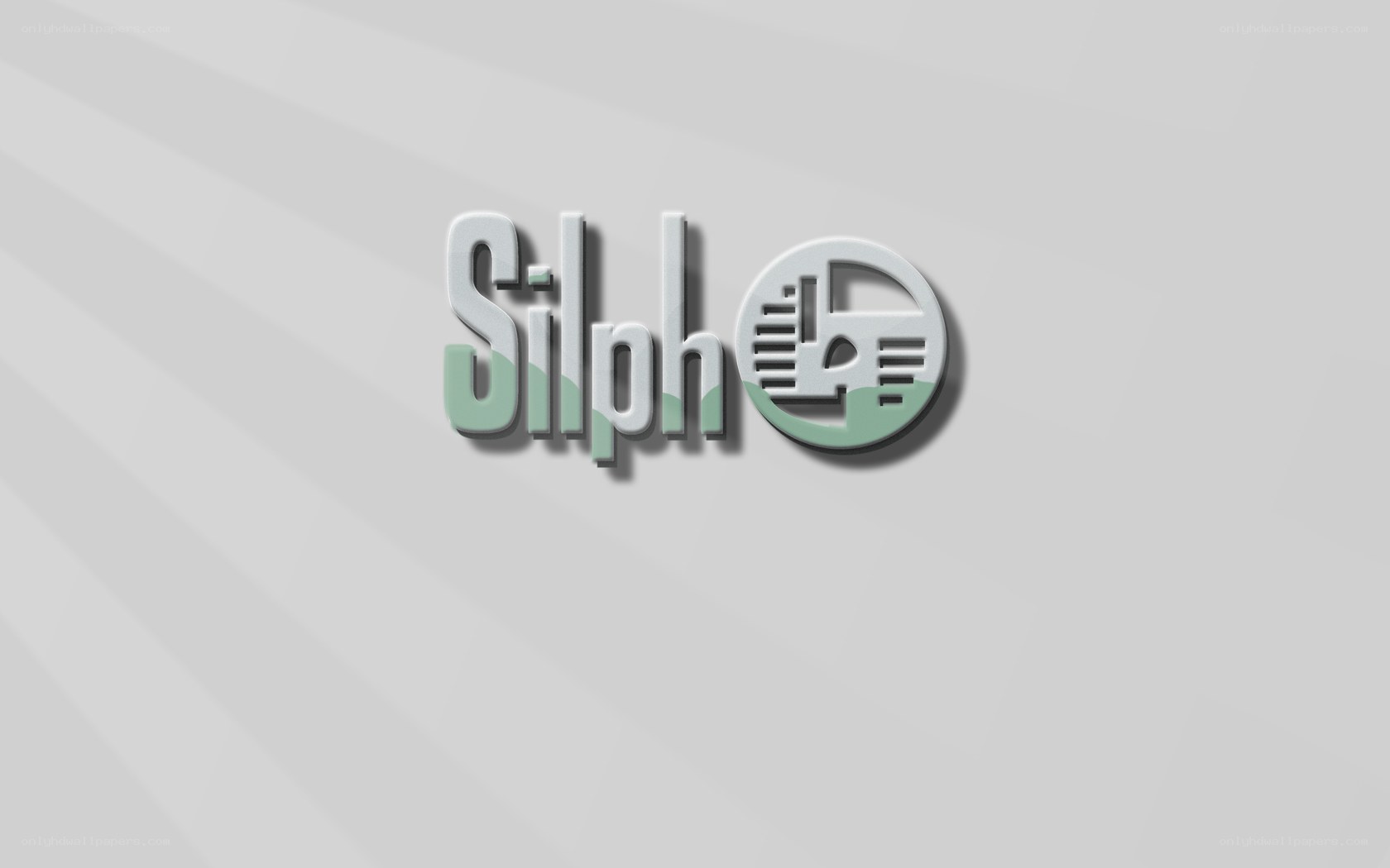 Silph logo on gray background