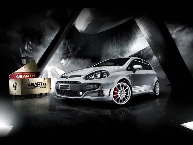 Silver Abarth Car — Gray