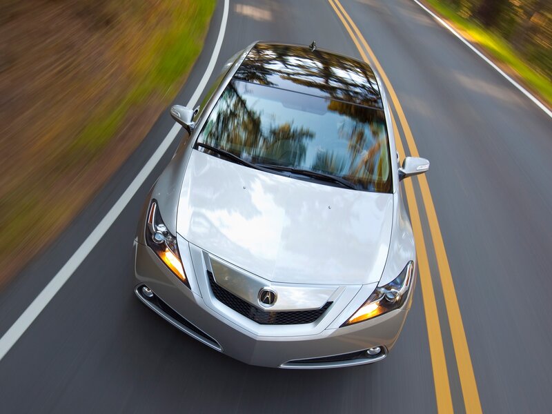 Silver Acura Car