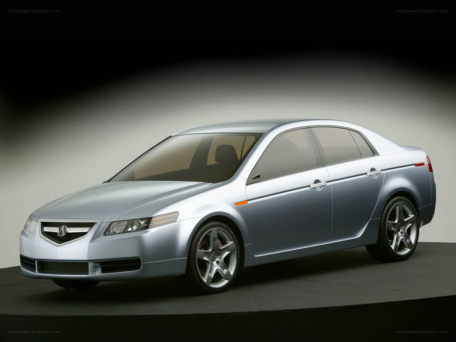 silver acura concept car