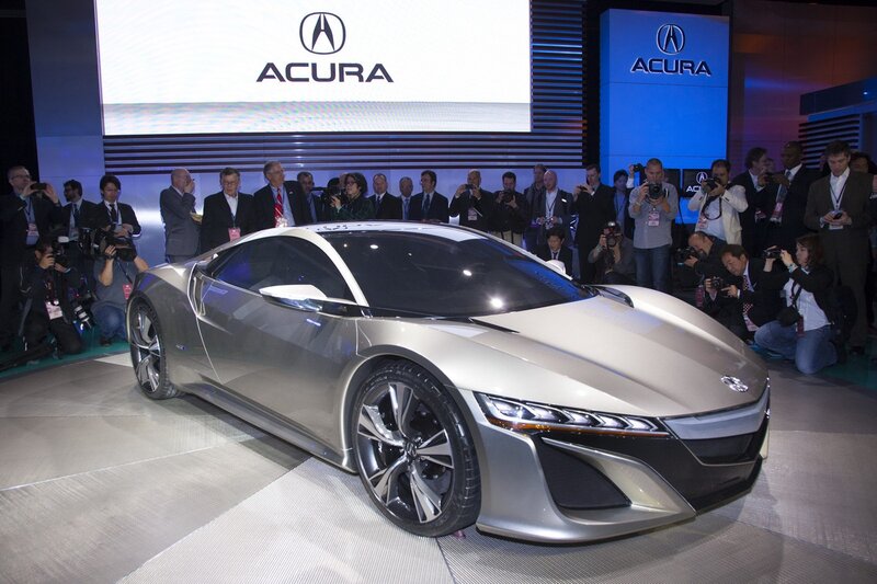 Silver Acura Concept Car — Formal