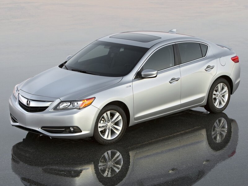 Silver Acura ILX sedan