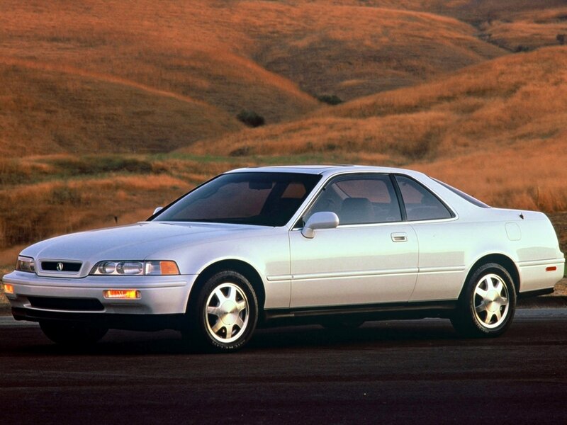 silver acura legend coupe