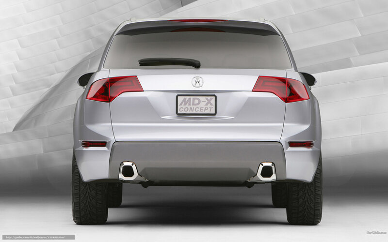 Silver Acura MD-X Concept