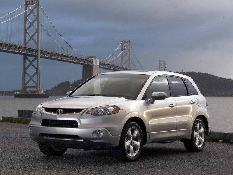 Silver Acura Mdx