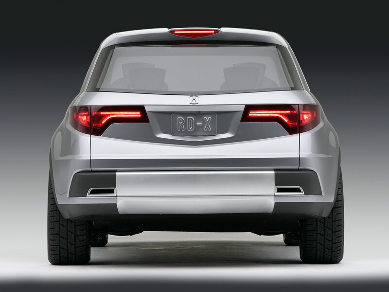 Silver Acura RD-X Concept