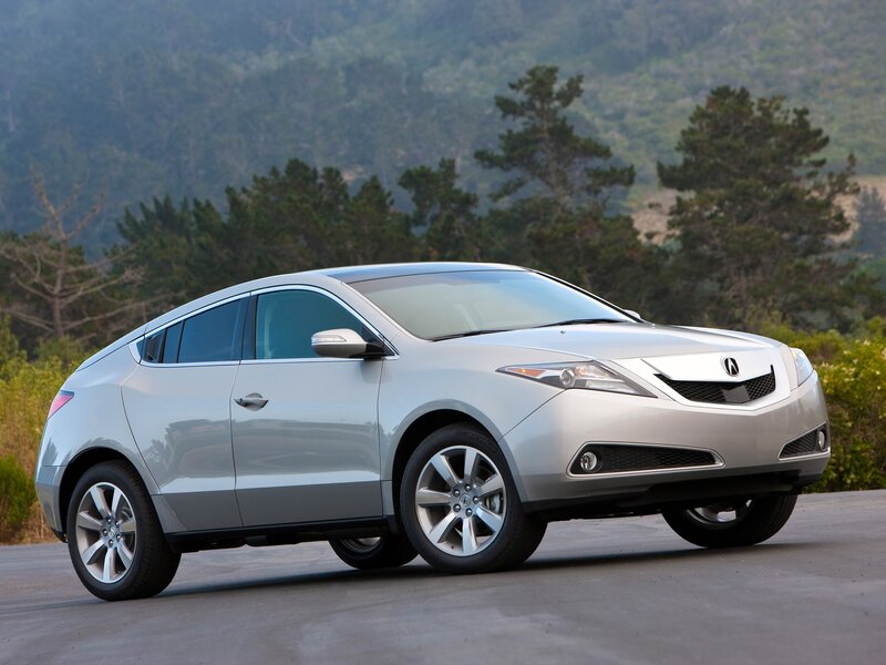 Silver Acura RDX parked outdoors