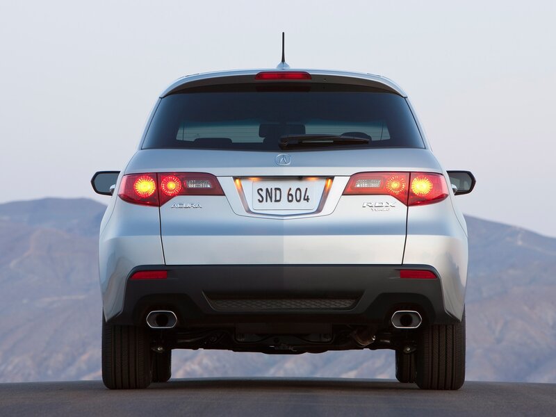 Silver Acura Rdx — Serene, Sunset
