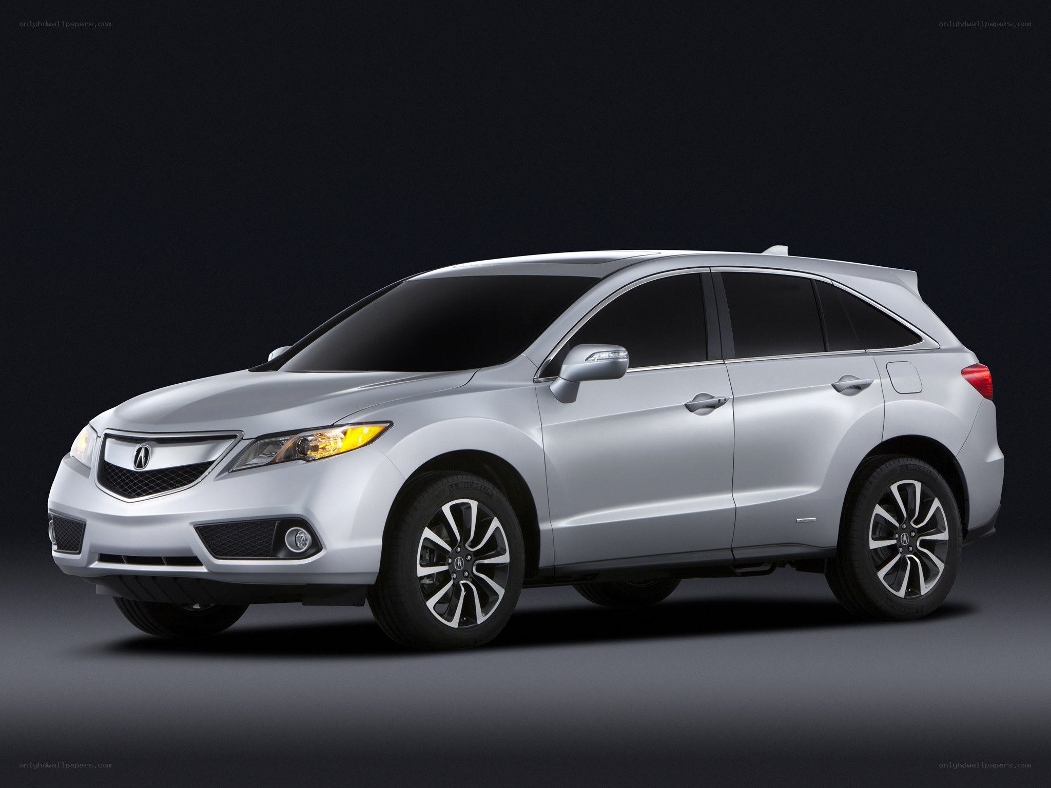 Silver Acura RDX SUV