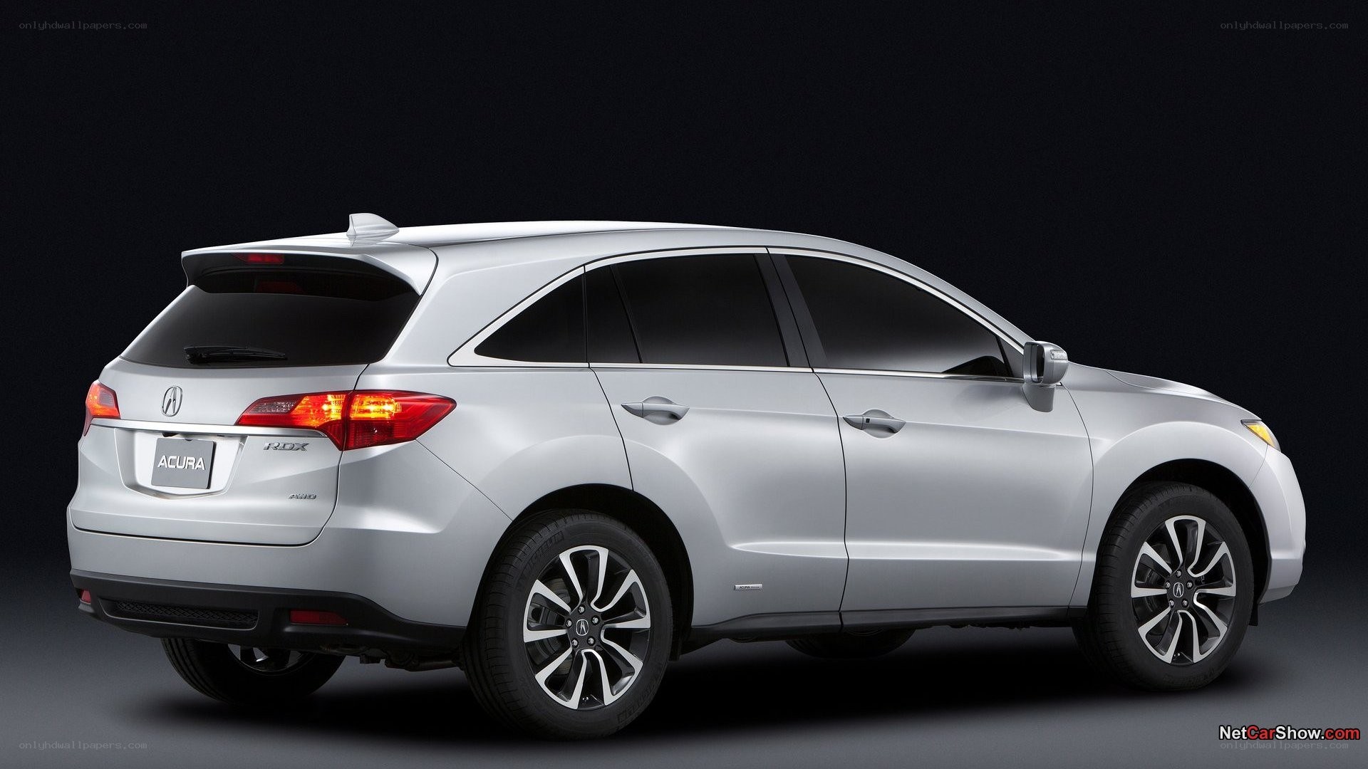 Silver Acura RDX SUV